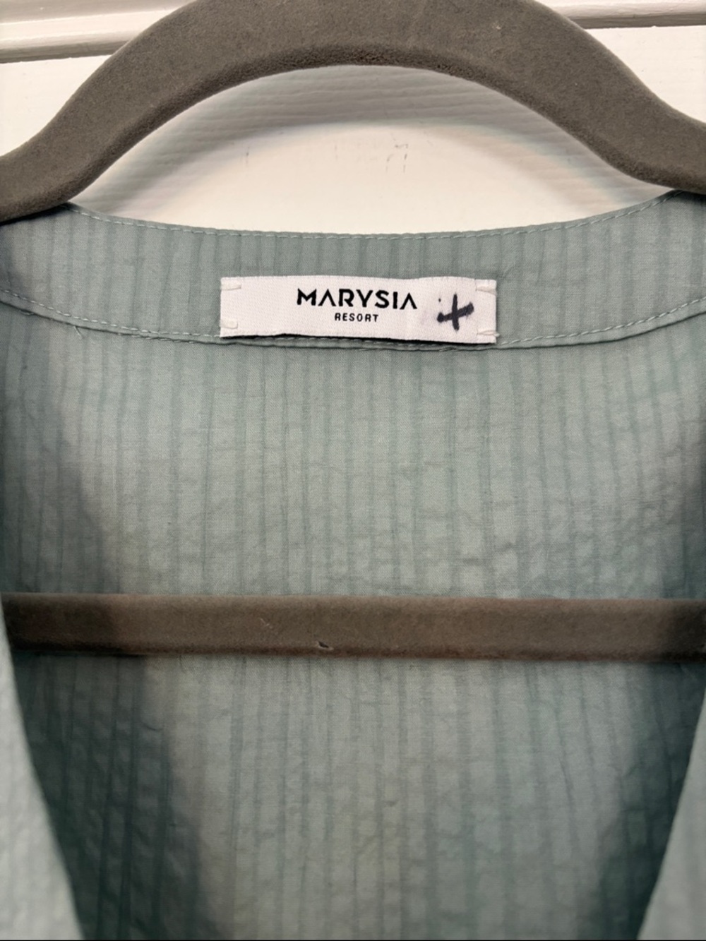 MARYSIA Resort NWT Rooster Midi Dress in Bay Dusty Blue Size Medium - Picture 3 of 8